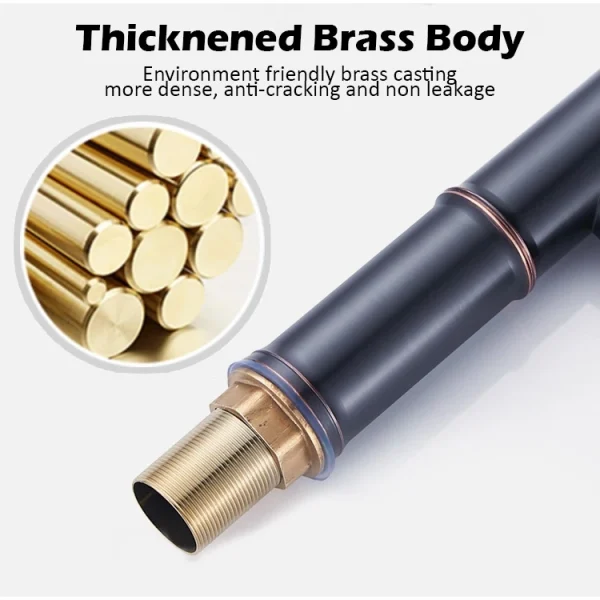 Brass Bamboo Basin Faucet