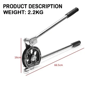 180 Degree Tube Bender Aluminium Copper Steel 16mm