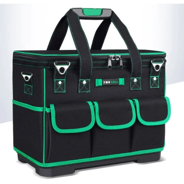Canvas Heavy Duty Tool Storage Bag Green