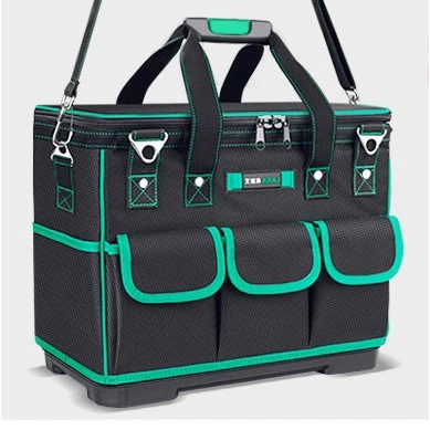 Canvas Heavy Duty Tool Storage Bag Green