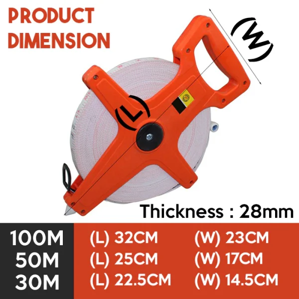 Fiberglass Measuring Tape A Type